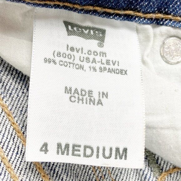 LEVI'S | Perfectly Slimming Bootcut 512 Blue Jeans - Picture 8 of 9